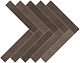Мозаика Атлас Конкорд Италия Двелл/ Dwell Brown Leather Herringbone 36.2x41.2 A1DE