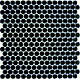 Мозаика NSmosaic PS1900-09 черный 31.5x29.4