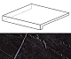 Ступень угловая левая Атлас Конкорд Италия Marvel Nero Marquina Scalino Ang. Sx ATED 33x33