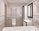 Керамогранит Laparet Marmo коричневый 40x40 матовый