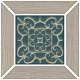 Вставка Kerama Marazzi ID152 Тровазо наборный серый матовый 13x13