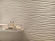 Керамическая плитка Атлас Конкорд Италия 3Д Волл Дизайн/ 3D Wall Design Dune Sand Matte 40x80 8DUS