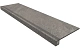 Комплект Estima GB02 Gabbro Grey (Ступень 33x120 непол. прямоугол. бортик с насечками + Подступенок 14,5x120)
