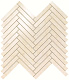 Мозаика Атлас Конкорд Италия Марвел Стоун/ Marvel Stone Cream Prestige Herringbone Wall 30.5x30.5 9SHE