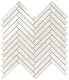 Мозаика Атлас Конкорд Италия Марвел Стоун/ Marvel Stone Bianco Dolomite Herringbone Wall 30.5x30.5 9SHD