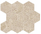 Мозаика Атлас Конкорд Италия Буст Стоун/ Boost Stone Cream Mosaico Hex 25x28.5 A7CV