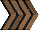 Декор Атлас Конкорд Италия Хертвуд/ Heartwood Brandy Marble Chevron 29.4x28.7 AO3L