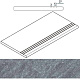Ступень закругленная угловая левая Италон Дженезис X2 Silver 30x60