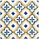 Вставка Kerama Marazzi Капри майолика 9.8x9.8 STG\A491\1146H