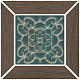 Вставка Kerama Marazzi ID154 Тровазо наборный коричневый темный матовый 13x13