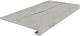 Ступень Kerama Marazzi KM6060G0061RGCF фронтальная клееная Ифран серый светлый матовый обрезной 33x60