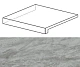 Ступень угловая левая Атлас Конкорд Италия Marvel Bardiglio Grey Scalino Ang. Sx ATEA 33x33