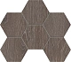 Мозаика Estima Kraft Wood KW03 25x28.5 коричневый