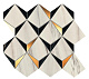 Мозаика Атлас Конкорд Италия Марвел Дрим/ Marvel Dream Bianco Black Diamonds 35.8x32.9 9MDB