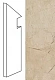 Ступень левая Атлас Конкорд Италия Марвел/ Marvel Beige Battiscopa Sag.Sx ASNL 7.2x30