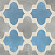 Керамогранит Атлас Конкорд Италия Венти Буст/ Venti Boost Blue Carpet 3 Matte 20x20 A3OT