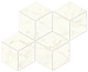 Мозаика Атлас Конкорд Италия Марвел Шайн/ Marvel Shine Calacatta Delicato Esagono Matte 30x35 A417