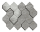 Мозаика Атлас Конкорд Италия Марвел Стоун/ Marvel Stone Bardiglio Grey Mosaico Esagono 3D 28.2x35.3 AS39
