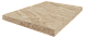 Ступень угловая левая ColiseumGres Портофино/ Portofino Beige 33x90