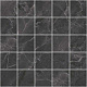 Мозаика (MM34038) Laparet Olimpus мозаичный чёрный 25x25 глянцевый