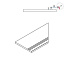 Бортик правый Италон Дженезис X2 Grey 30x60