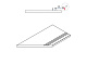 Бортик левый Италон Дистрикт х2/ District X2 Sand 30x60