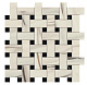 Мозаика Атлас Конкорд Италия Марвел Дрим/ Marvel Dream Bianco Fantastico Basket Weave 30.5x30.5 AOVJ