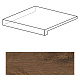 Ступень угловая левая Атлас Конкорд Италия Акси/ Axi Dark Oak Scalino Angolare Sx ANL7 22.5x22.5