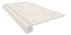 Комплект Estima MA00 Ametis Marmulla Ivory (Ступень 33x120 непол. прямоугол. бортик с насечками + Подступенок 14,5x120)