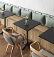 Керамогранит СтароСлэбс Mono Black Matt 80x320 черный