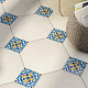 Вставка Kerama Marazzi Капри майолика 9.8x9.8 STG\A486\1146H