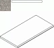 Бортик Италон Дискавер/ Discover X2 Грэй закругленный 30x60