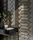 Керамическая плитка Kerama Marazzi Бикуш коричневый глянцевый 14x34 35014