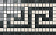 Мозаика Атлас Конкорд Италия Марвел Про/ Marvel Pro Noir/Cremo Greca Mosaico 18.5x30 ADRJ