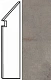 Ступень правая Атлас Конкорд Италия Буст/ Boost Grey Battiscopa Sag.Dx AMI1 7.2x30