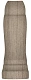Уголок Kerama Marazzi SG7323\AGE внешний Тровазо серый матовый 2.9x8