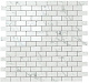 Мозаика Атлас Конкорд Италия Марвел Стоун/ Marvel Stone Carrara Pure Mosaico Lappato Burattato 29.8x29.8 AS34
