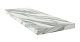 Ступень угловая левая ColiseumGres Уффици/ Uffizi White 33x90