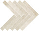 Мозаика Атлас Конкорд Италия Двелл/ Dwell Off White Herringbone 36.2x41.2 A1C9
