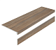 Ступень Старо Amazon Wood Natural с подступенником 32x120 коричневый