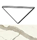 Вставка Атлас Конкорд Италия Marvel Calacatta Sublime Corner A.E. Silk AGJ5 1x1