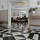 Керамогранит Kerama Marazzi SG013322R Бьянко Неро белый черный лаппатированный обрезной 119.5x119.5