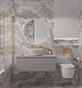 Керамогранит Аркадия Керамика RT6008-A Rex Onyx Blue Matt Rustic 60x60 голубой