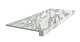 Ступень фронтальная ColiseumGres Уффици/ Uffizi White 33x90
