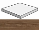 Ступень угловая левая Атлас Конкорд Италия Etic Noce Hickory Scal. Ang. Sx AV75 22.5x22.5
